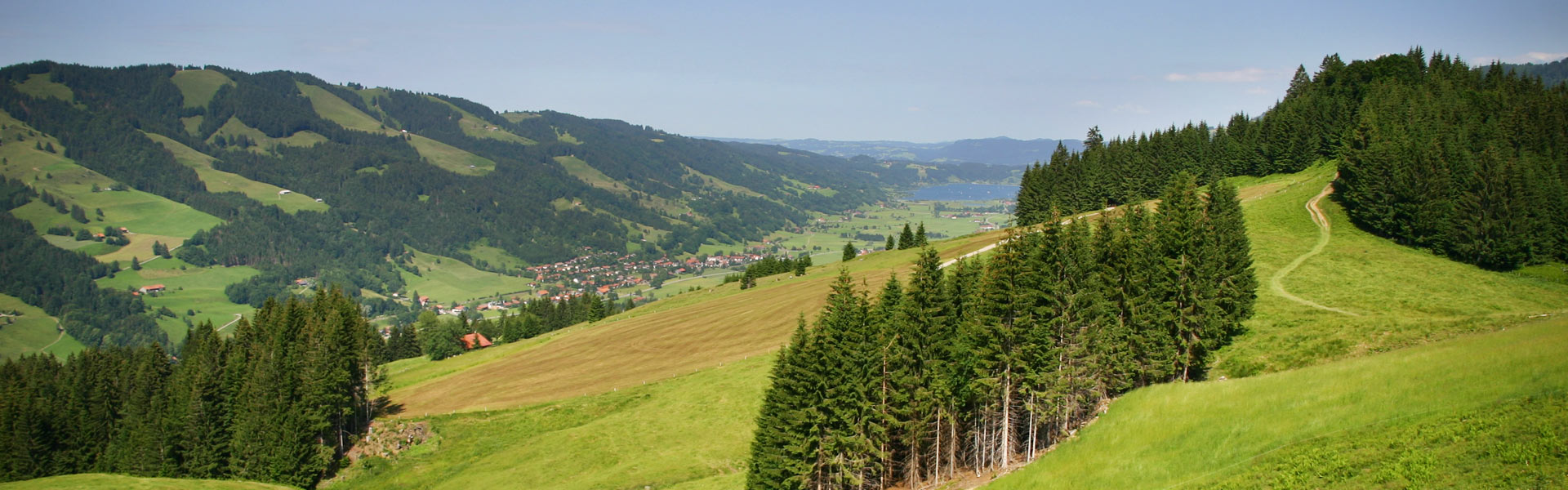 Eine Mountainbiketour von Immenstadt Richtung Oberstaufen zur Hündlebahn