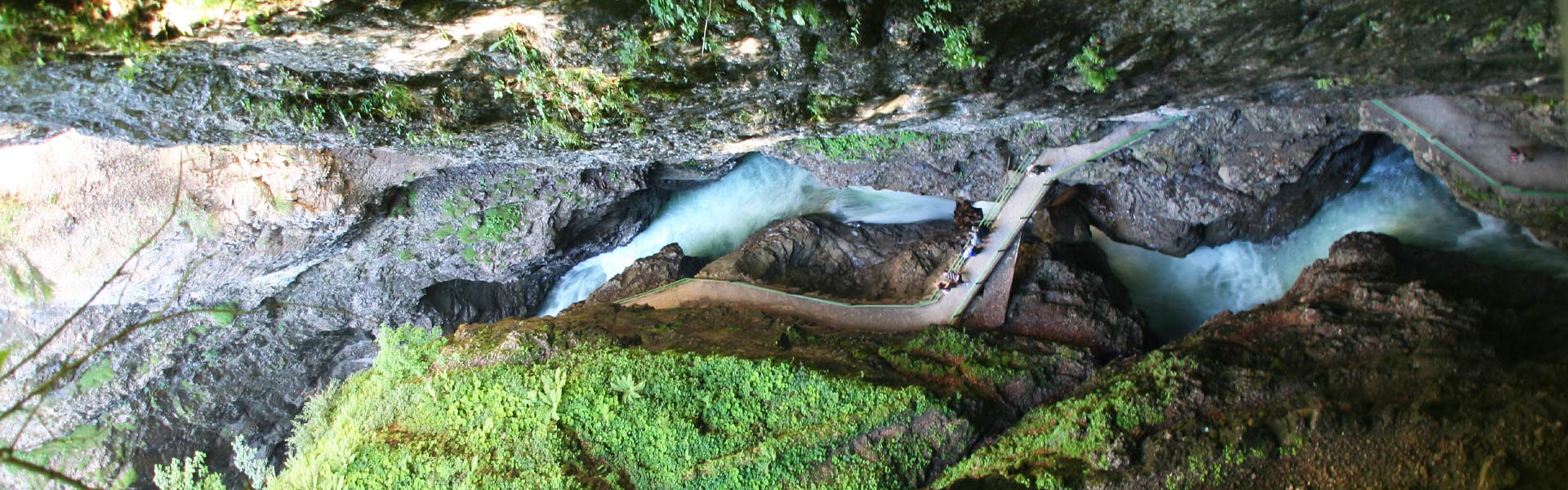 Mit dem Mountainbike durch die Breitachklamm